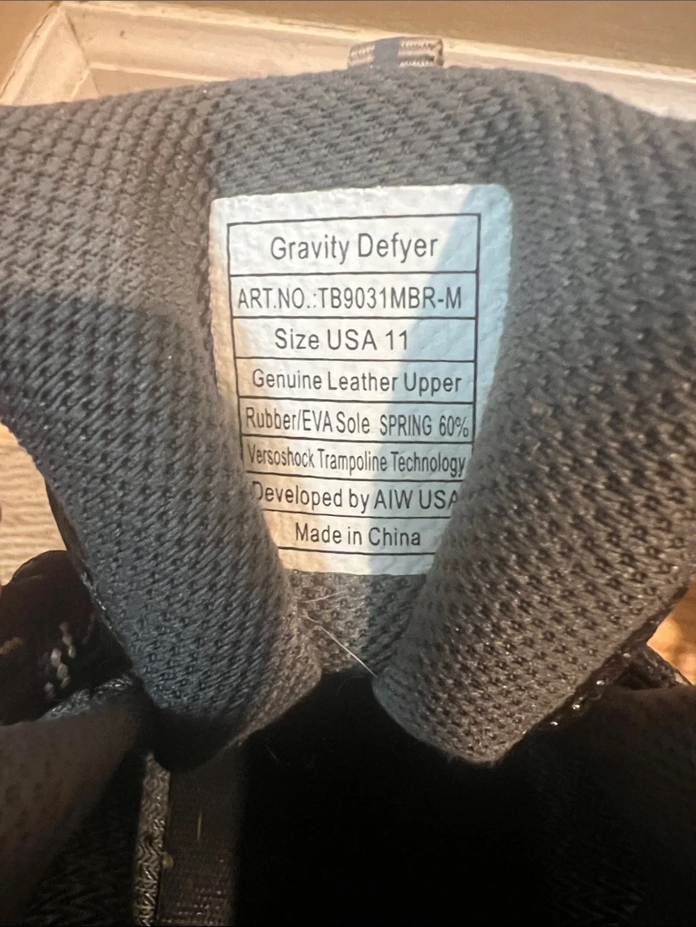 defy Men's size 11 Waterproof Brown/Gray Rain & Snow Boots